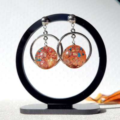 Boucles d'oreilles  Journée d'automne